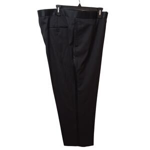 Wilke-Rodriguez Men Tuxedo Trouser Suspender Buttons Wedding Formal BLK SZ 46x42